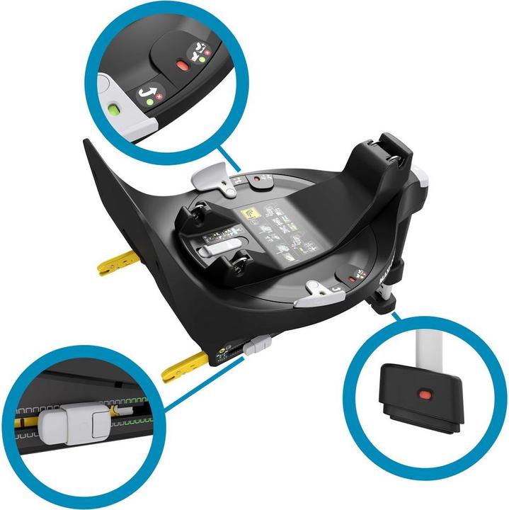 Actual product image Maxi-Cosi Pebble 360 with Familyfix 360 (Baby car seat, ECE R129/i-Size Standard)