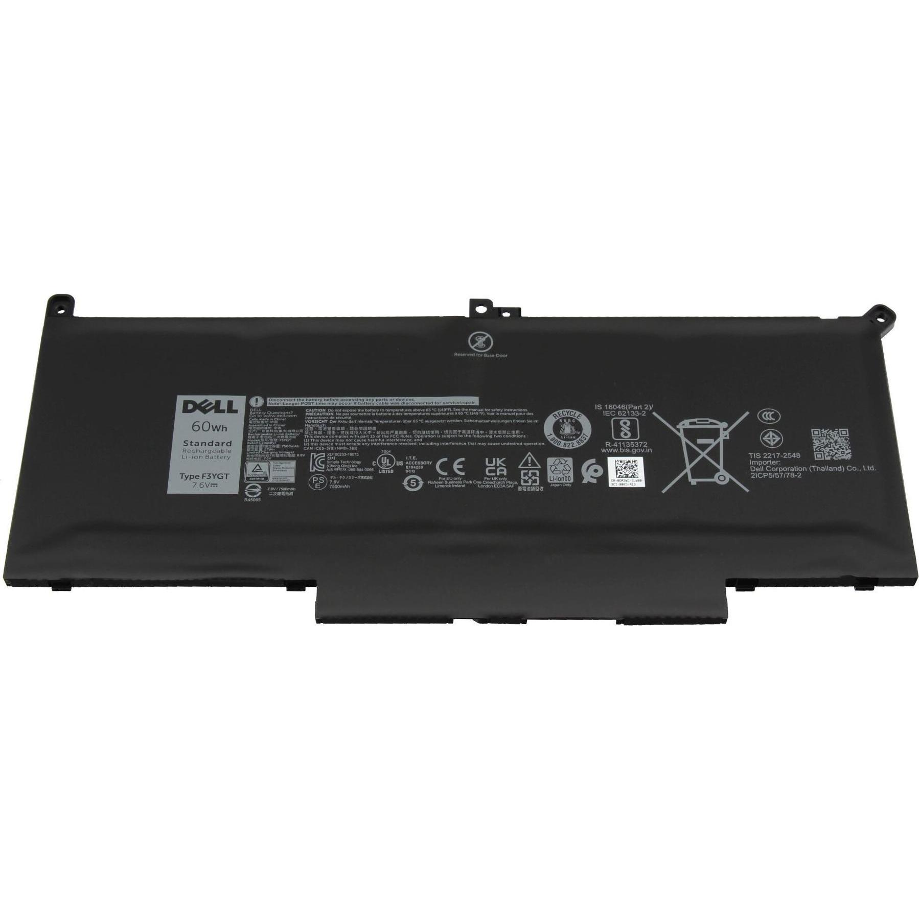 Dell 0MYJ96 (4 Zellen, 7500 mAh), Notebook Akku