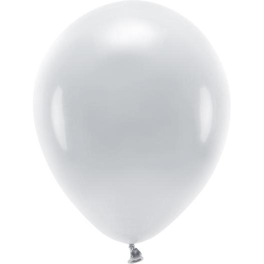 Partydeco Eco Balloons 30cm pastel, grey (1 pkt / 100 pc.)