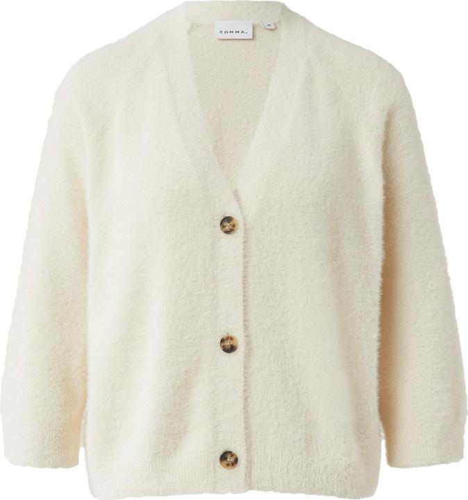 Produktbild Comma Strickjacke Haariger Strickcardigan auf Baumwollbasis mit 3/4 Arm (48)