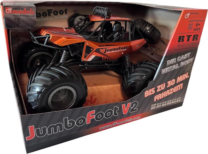 Immagine prodotto DF-Models DF JUMBO FOOT V2 Off-Roader 1:10 RTR (RTR pronto all'uso)