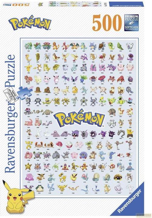 Actual product image Ravensburger The first 151 Pokémon (500 pieces)