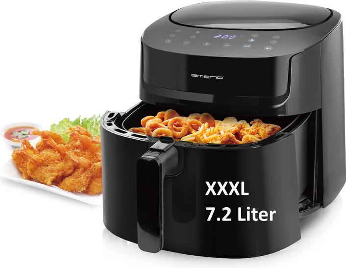 Actual product image Emerio Hot Air Fryer, Smart Fryer, 7,2L,black,Cool t