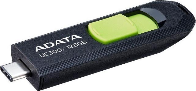Image du produit Adata USB 128GB UC300 bkgn 3.2 Interface USB Type C USB 3.2 Gen 1 (128 Go, USB-C)