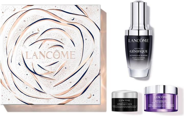 Actual product image Lancôme Génifique 30 ml Set Génifique Serum 30ml + Rénergie New Cream 15ml + Génifique Eye Cream 5ml (Eye care serum, Day)