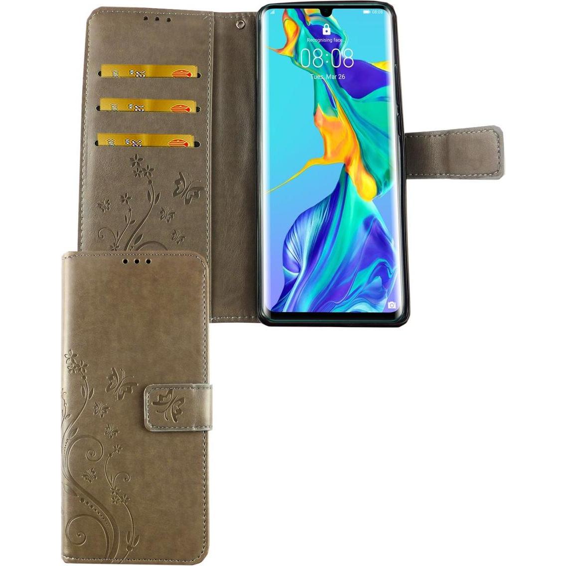 Thumbnail - König Design Hülle Handy Schutz für Huawei P30 Pro Case Cover Tasche Wallet Etui Handyhülle (Huawei P30 Pro), Smartphone...