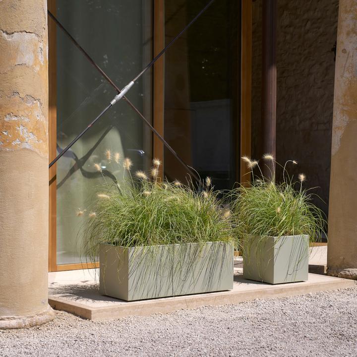 Produktbild Euro3plast Pflanzkübel Kebe 40 x 40 cm oasi Greener, mit Rollen und Bewässerung (39.50 cm)