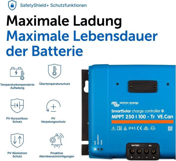 Image du produit Victron Energy SmartSolar MPPT 250/100-Tr VE.Can