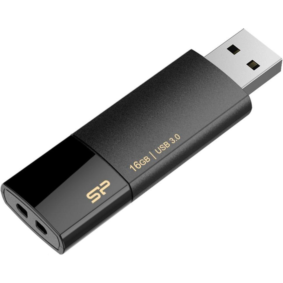 Thumbnail - Silicon Power B05 (16 GB, USB-A, USB 3.1), USB Stick, Schwarz
