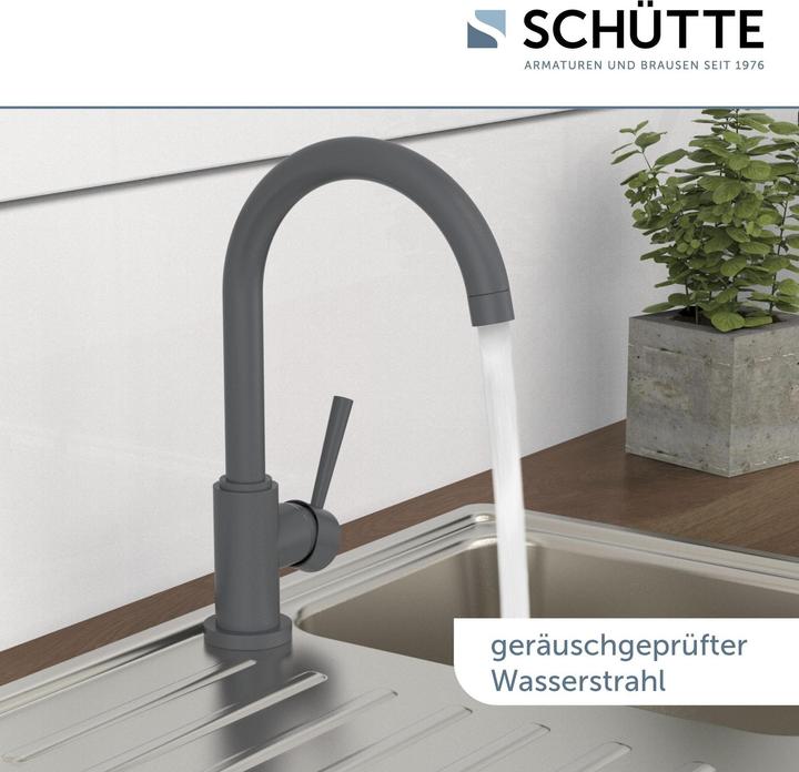 Immagine prodotto Schütte Rubinetto cucina CORNWALL Miscelatore lavello antracite opaco girevole 79164