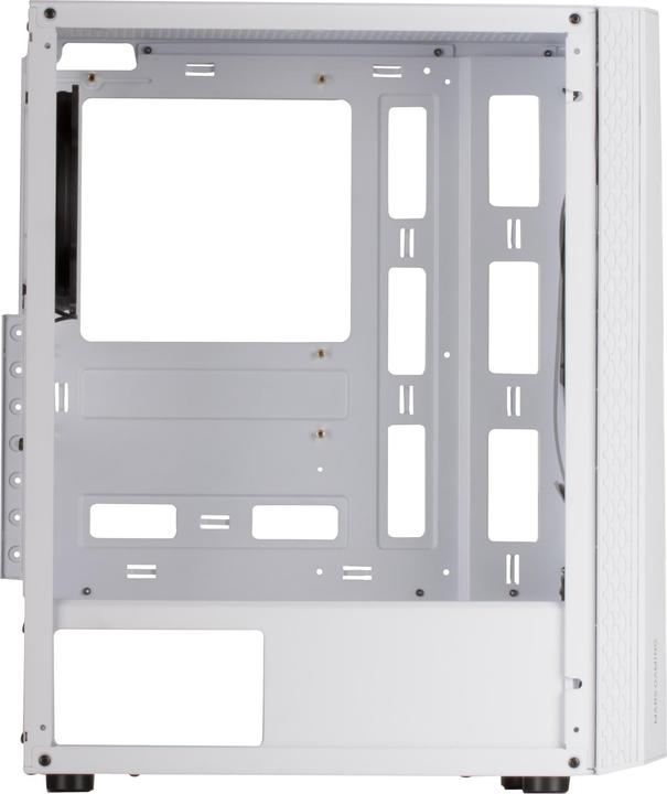 Image du produit Mars Gaming Boitier Moyen Tour ATX MC-ART RGB avec panneaux vitrés (Blanc) (mATX, Mini-ITX, ATX)
