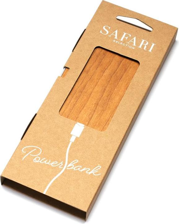 Image du produit Safari Selection Powerbank WOODCHARGER rouge cerise
