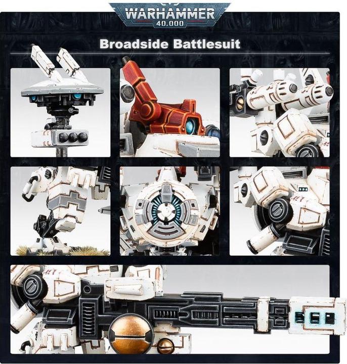 Image du produit Games Workshop Warhammer 40k T"au Empire : Broadside Battlesuit