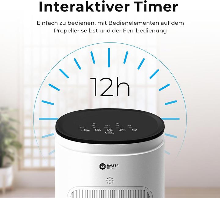 Produktbild Balter Turmventilator VT-09 mit Ionisator