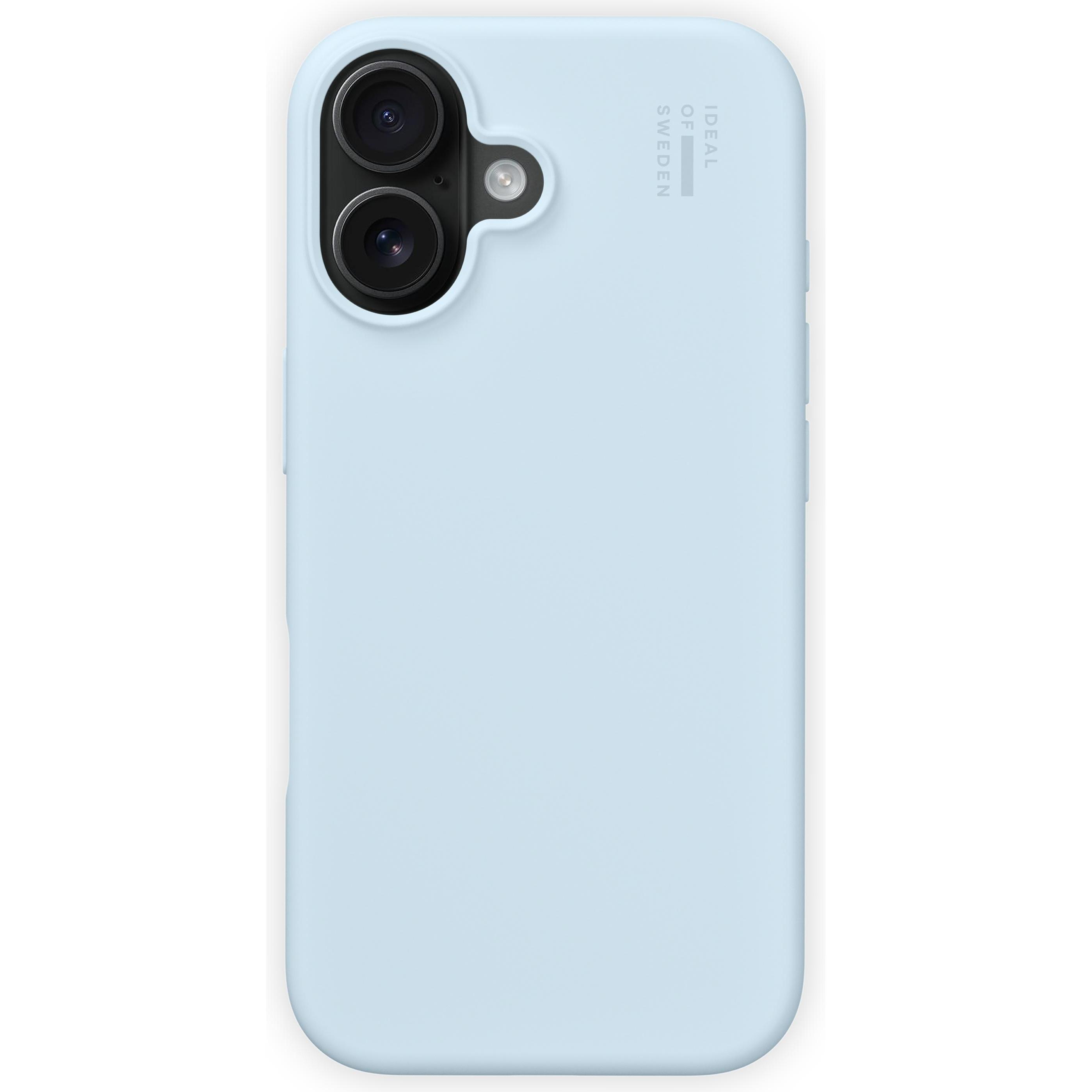 iDeal Of Sweden iPhone 16 Silicone Case - Light Blue (Apple iPhone 16), Smartphone Hülle, Blau