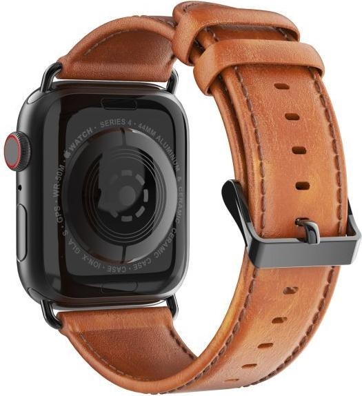 Actual product image Dux Ducis Business Series Genuine Leather Replacement Strap (40 mm, 38 mm, 41 mm, Genuine leather, Apple Watch Series 2, Apple Watch Series 3, Apple Watch Series 1, Apple Watch Series 4, Apple Watch Series 5, Apple Watch Series 6, Apple Watch Series 7, Apple Watch Series 8, Apple Watch Series 9, Apple Watch SE)