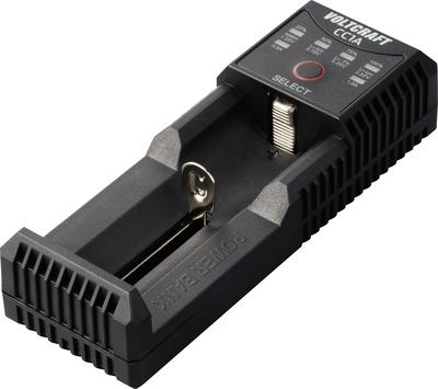 Produktbild Voltcraft CC1A Rundzellen-Ladegerät NiMH, LiIon, LiFePO, NiCd Mignon (AA), Micro (AAA), Baby (C), 10440, 10500 (1 Stk., 10440, 10500, 12500, 12650, 13650, 14500, 14650, 16340, Ladegerät inkl. Akku)