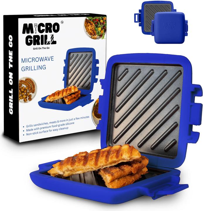 Micro Grill Mikrowellen-Sandwichmaker mit Silikonhülle