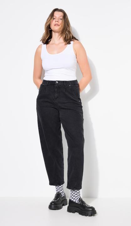 Immagine prodotto Studio Untold Jeans con ampio taglio a palloncino in denim elasticizzato con cinque tasche e cintura elastica (54)