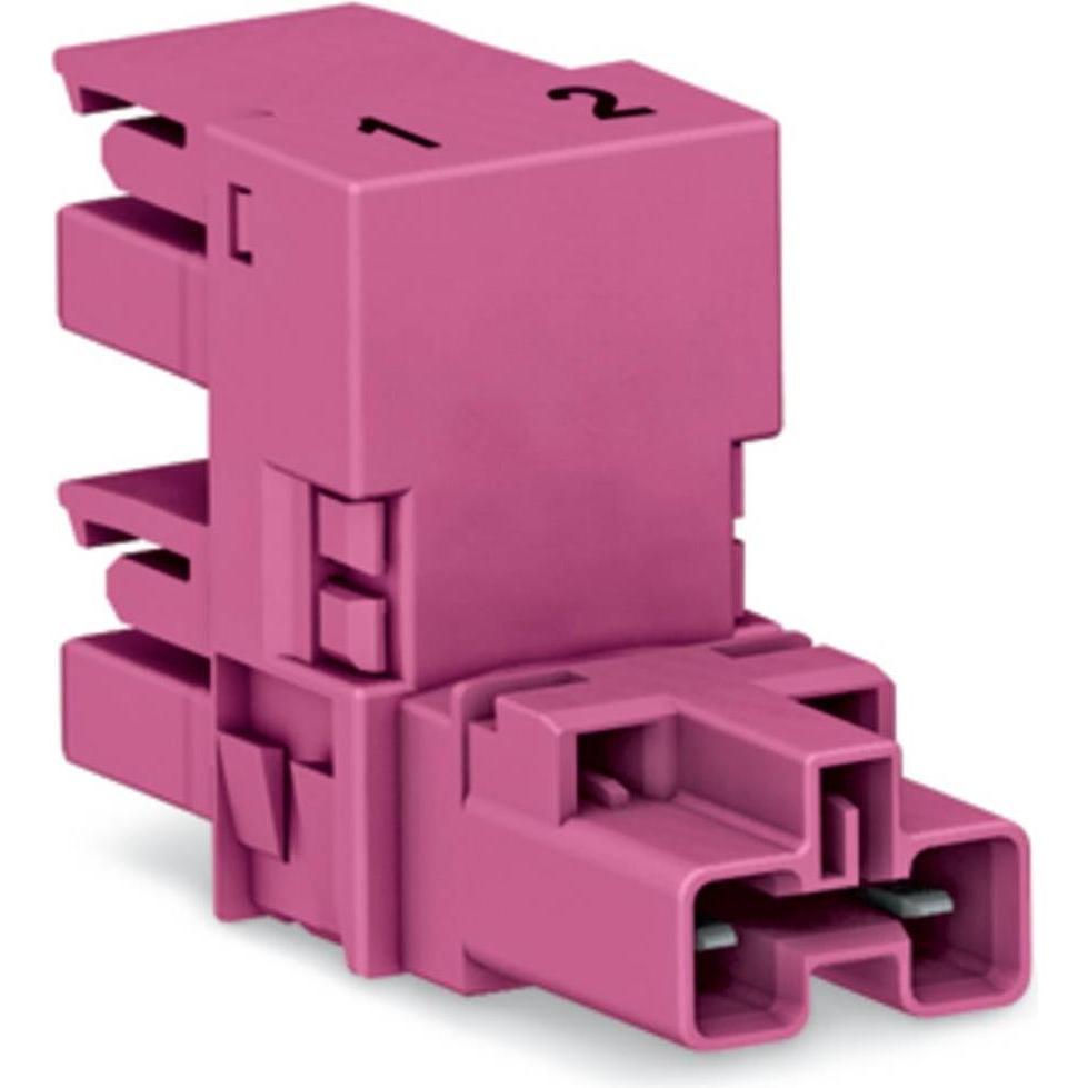 Wago 770-1653 H-Verteiler 2-Pol. pink Kod. B 2VK (Verteiler) (770-1653)