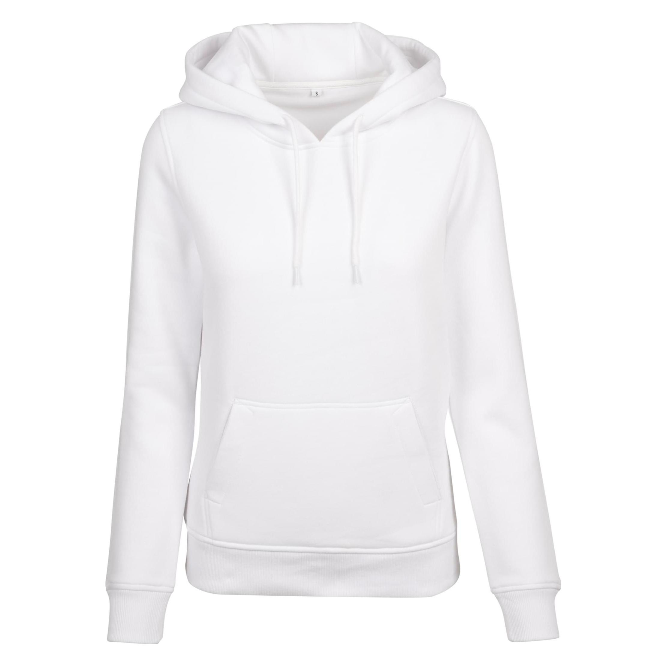 Build Your Brand, Damen, Pullover, Ladies' Organic Hoody, Weiss, (Xxl)