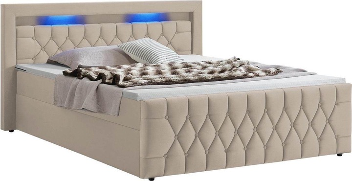 Immagine prodotto Juskys Letto a molle Leona (200 x 140 cm)