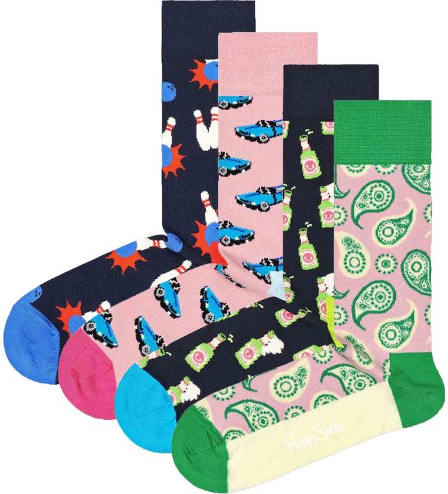 Actual product image Happy Socks Go Bowling Gift Set (pack of 4, 41 - 46)