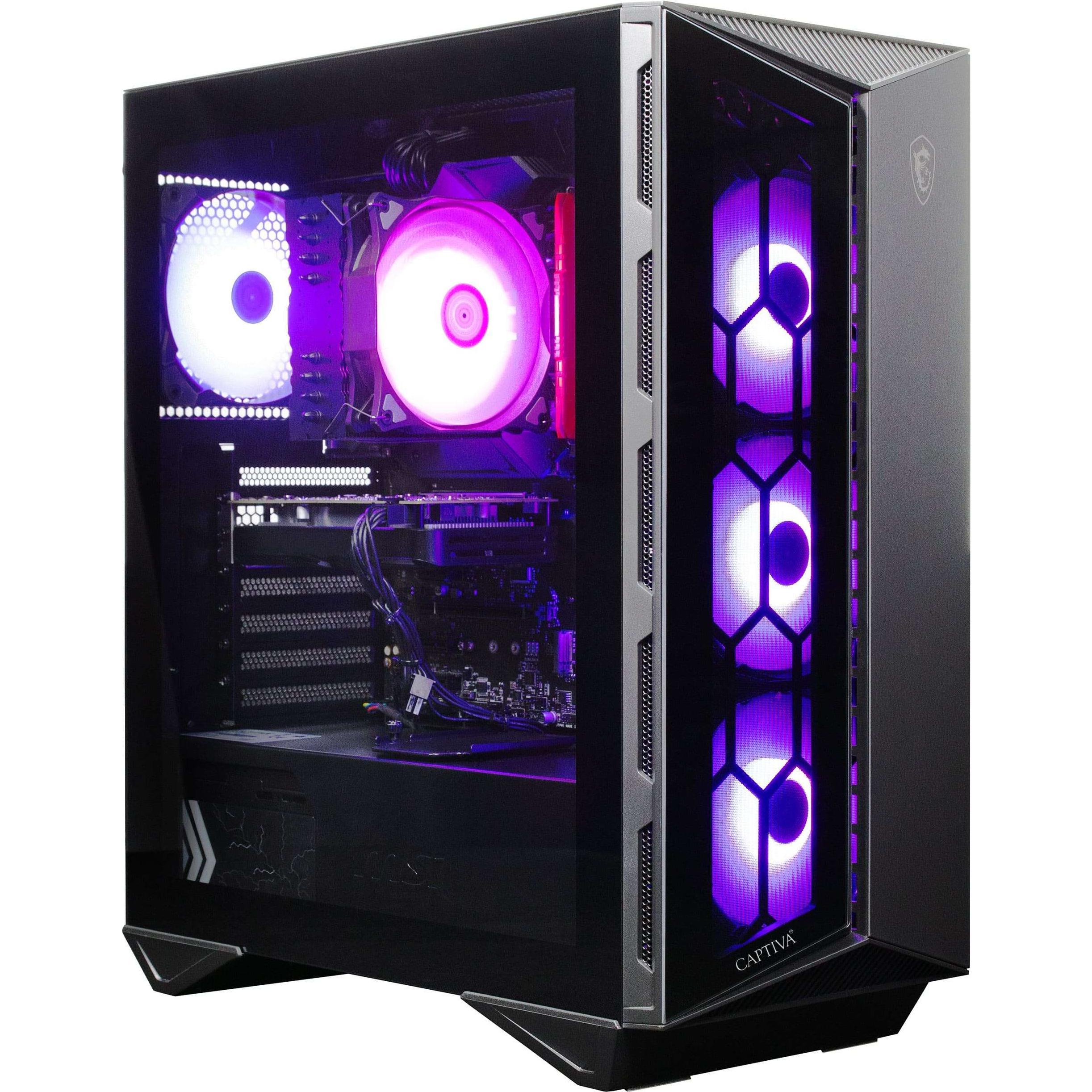 Captiva Advanced Gaming R77-920 Ryzen 5 RTX 4060 Ti (AMD Ryzen 5 7500F, 16 GB, 1000 GB, GeForce RTX 4060 Ti), PC, Schwar...