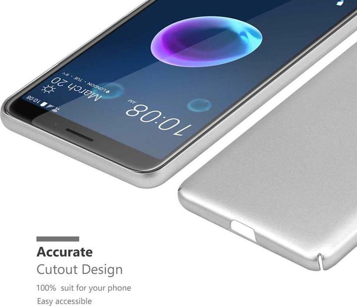 Actual product image Cadorabo Hard Cover Matt Metal Cover (HTC Desire 12)