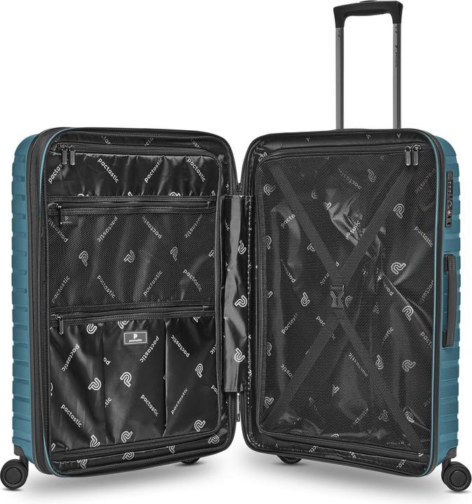 Actual product image Pactastic Collection 04 THE THREE SET + 4 wheels suitcase set, 3-piece with stretch fold (216 l)