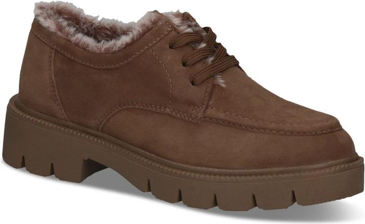 Taupe suede