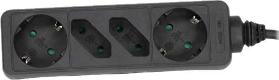 Produktbild InLine Steckdosenleiste (2x, CEE 7/5, 5 m)