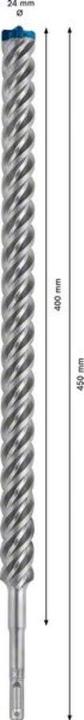 Actual product image Bosch Professional Zubehör EXPERT SDS plus-7X hammer drill, 24 x 400 x 450 mm (24.0 millimetres)
