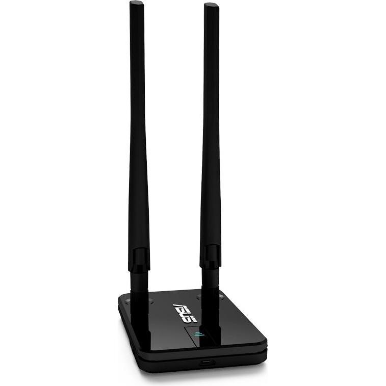 ASUS Kupplung (USB 2.0), Netzwerkadapter, Schwarz