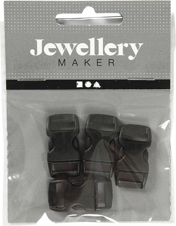 Actual product image Creativ Company Click fastener black, 4pcs.