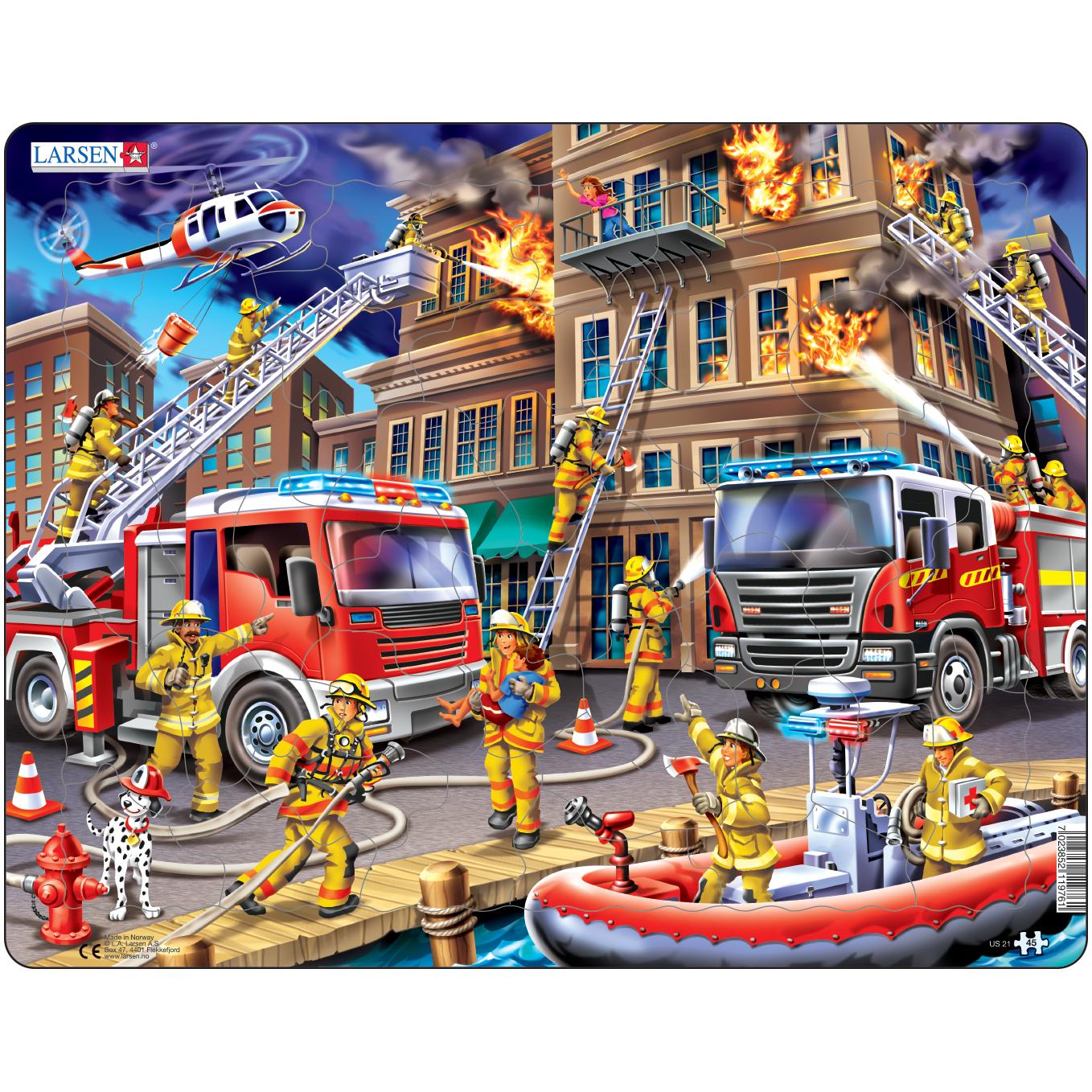 Larsen Feuerwehrleute (45 Teile) (6300.119761)
