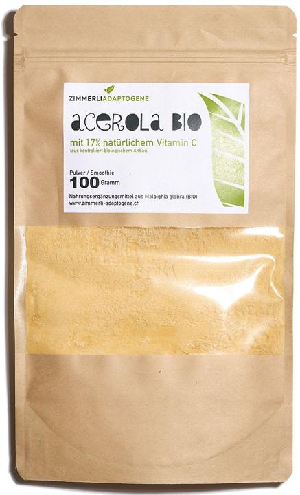 Zimmerli Adaptogene Poudre d'acérola (BIO) (1 pièce(s), Poudre, 100 g)