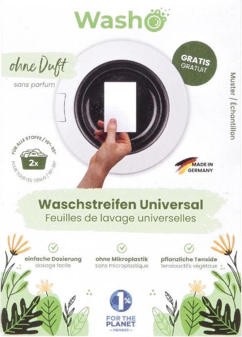 Produktbild Washo Waschstreifen (60 Waschgänge, Waschtücher)