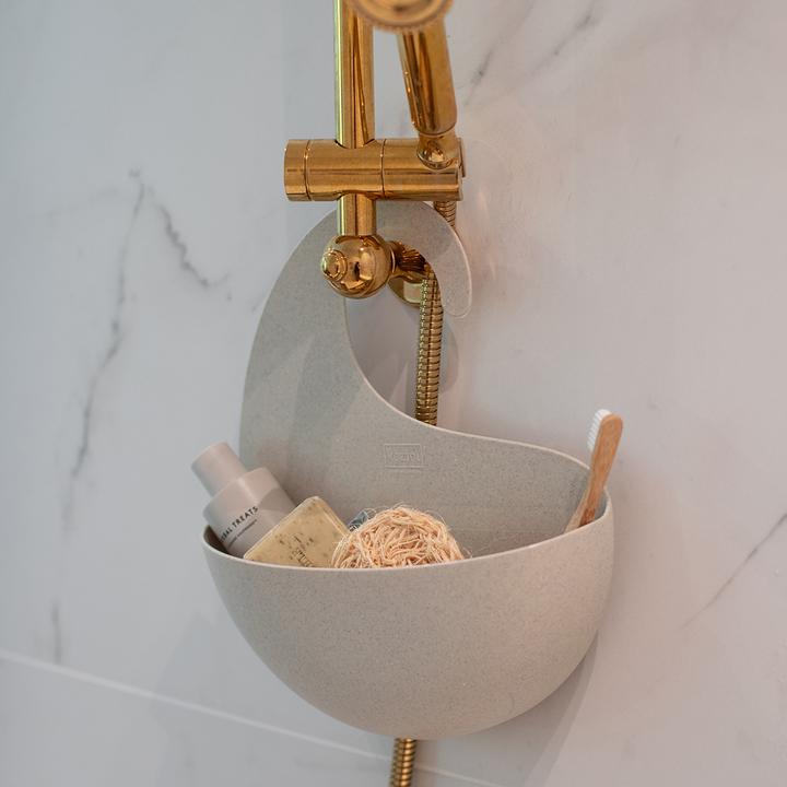 Produktbild Koziol Duschmittelhalter Utensilo Surf XL, Beige (27 x 27 x 31.50 cm)