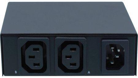 Actual product image Dexlan NETWORK POWER SWITCH 1 INLET C14 - 2 OUTLETS C13 (2 x, C13, C14)
