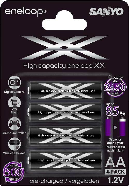 Image du produit Sanyo Eneloop XX (4 pcs, AA, 2500 mAh)