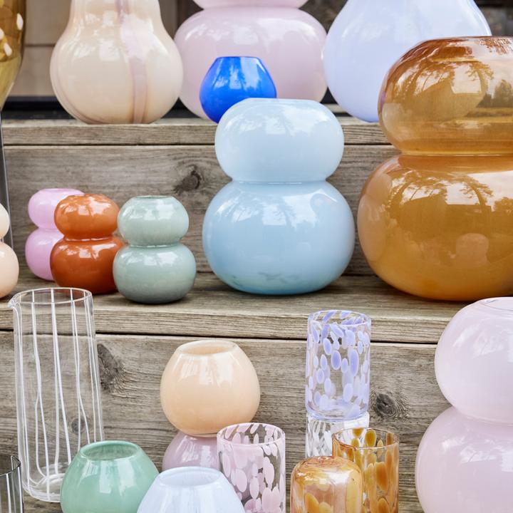 Image du produit OYOY Living Vase Lasi Small, bleu glacier (1 x)