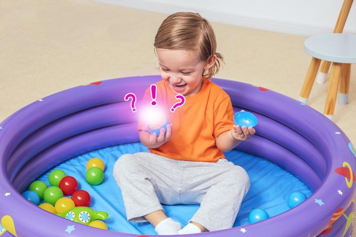 Image du produit Bestway Piscine à balles Intergalactic Surprise avec 50 balles de jeu