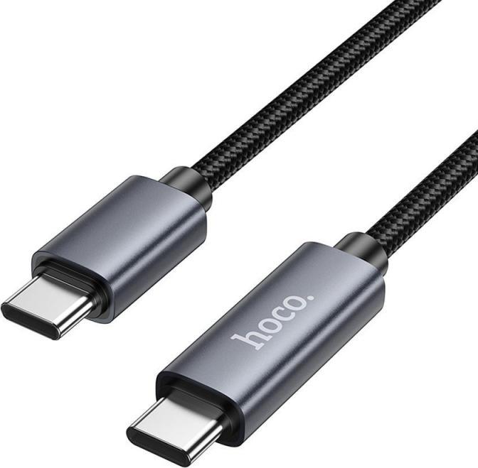 Image du produit Hoco Cable cable Type C to Type C with display 3A 60W X112 1 m black (1 m, 60 W)
