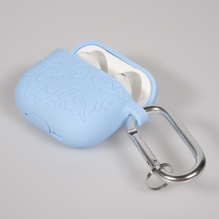 Actual product image PhoneLook Hülle Gravierte Silikon-Dinosaurier und Blumen (Headphone sleeve)