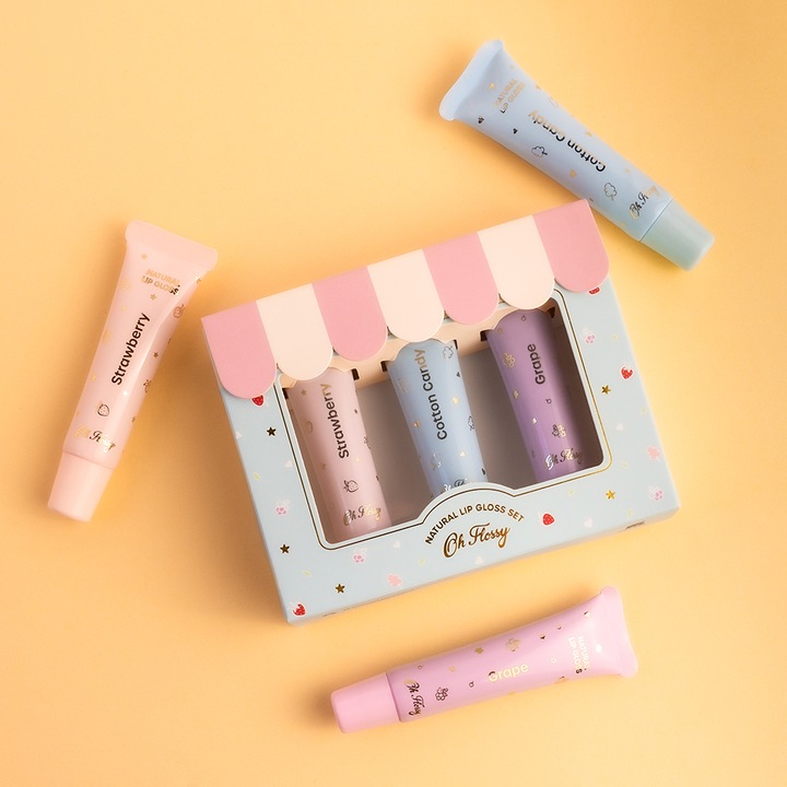 Image du produit Oh Flossy Set de gloss naturels - Set de 3 - FL030346