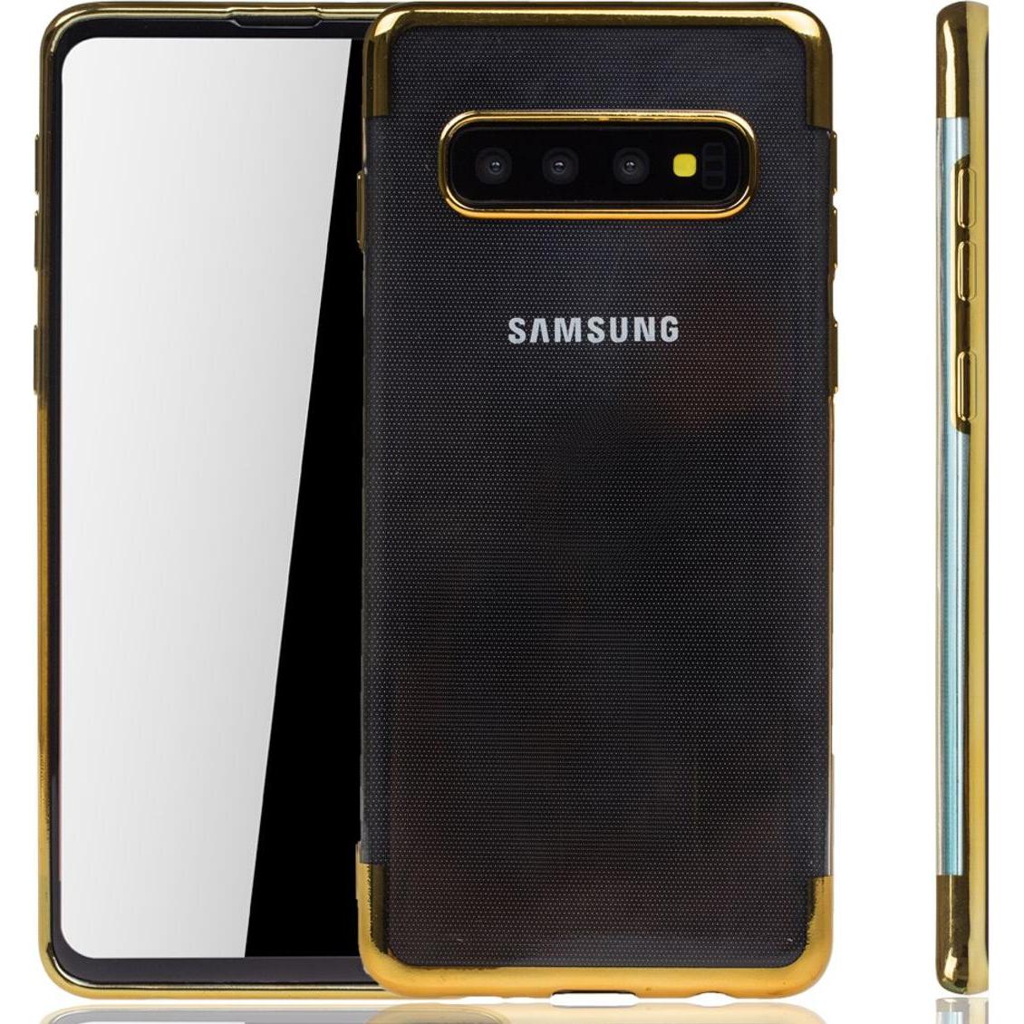 Thumbnail - König Design Handyhülle für Samsung Galaxy S10 Plus Schutzcase Backcover Bumper Etuis Gold (Samsung Galaxy S10+), Smartp...