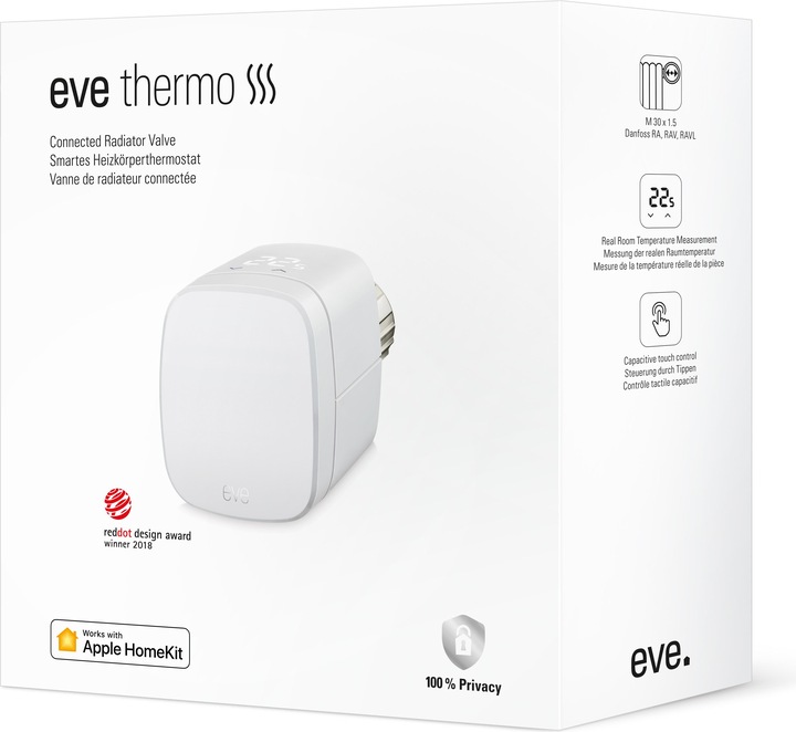 Immagine prodotto Eve Thermo (HomeKit) confezione da 2 pezzi