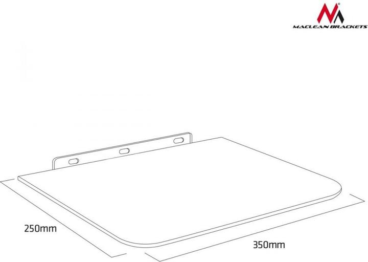 Produktbild Maclean MC-738 AV stand accessory AV stand shelf (AV-Anschluss)