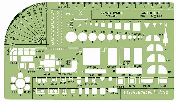 Productafbeelding Linex Architectuursjabloon (11.50 cm)